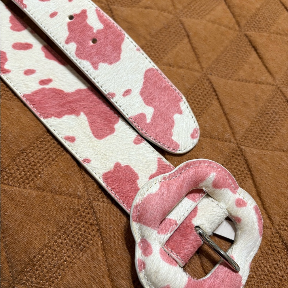 LISA SAYS GAH PINK PONY HAIR BELT